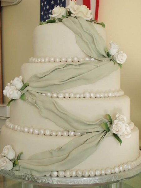 Fondant Wedding Cake